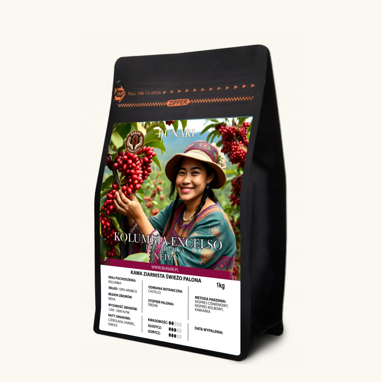 KOLUMBIA Excelso - Neiva 100% Arabica